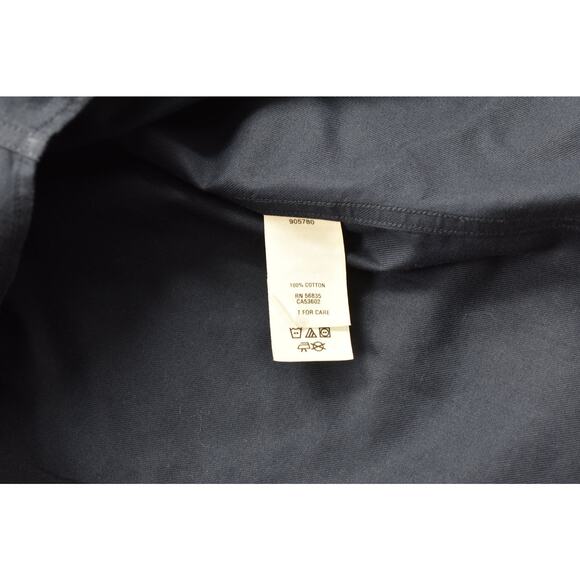 Cabela's Men's Button Down Shirt Long Sleeve Blue Size M Cotton Solid - Picture 6 of 8